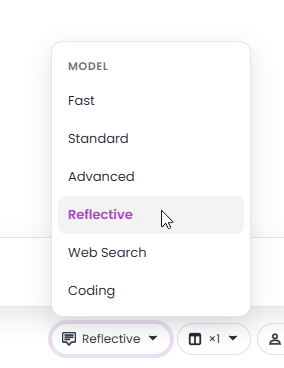 RefectiveModeSelected
